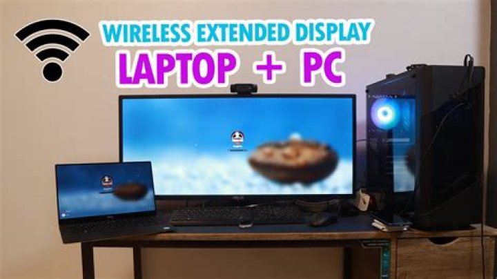 Connect a Windows laptop as a display