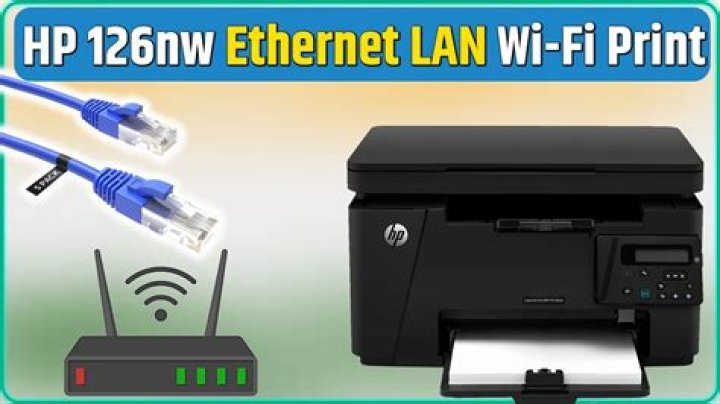 connect to an hp printer using ethernet cable