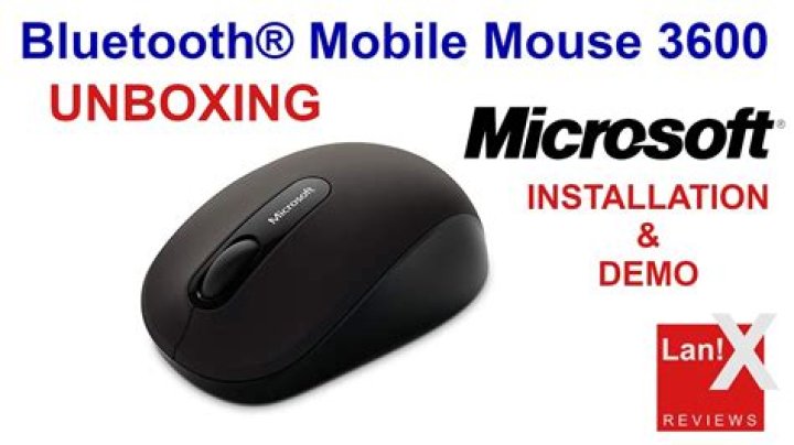 Connecting a Bluetooth 4.0 LE mouse (Microsoft mobile mouse 3600)