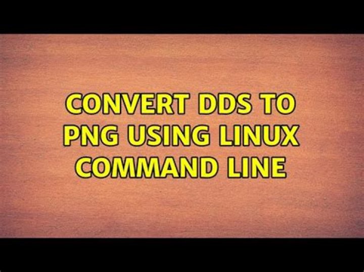 Convert DDS to PNG using linux command line