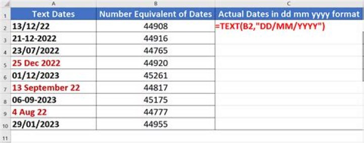 Converting dates stored as text to proper Date format (i.e. dd/mm/yyyy)