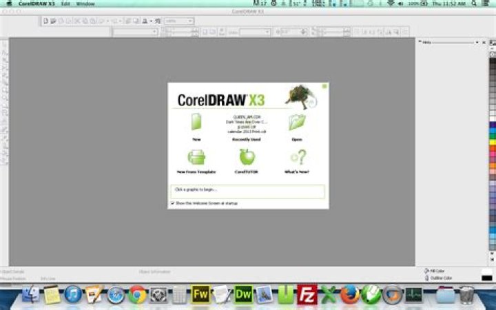 Corel Draw for Mac on Linux