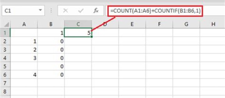 Counting cells with formula that don't return blank