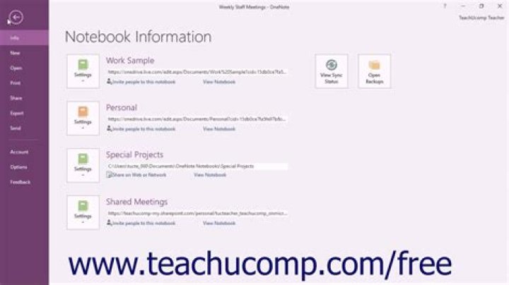 Creating Shared OneNote Notebook for My Company