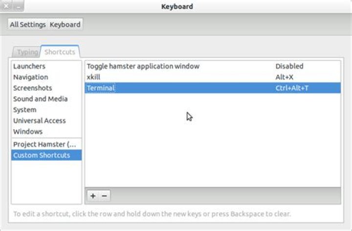 Ctrl+Alt+T doesn't open a Terminal in Cinnamon 1.6