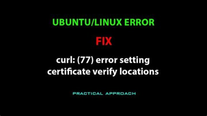 curl: (77) error setting certificate verify locations (Ubuntu 20.04.3 LTS)