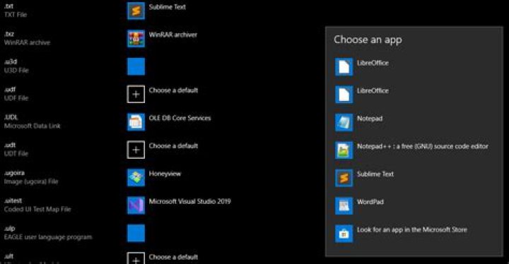 Default program not listed in windows10 settings [duplicate]