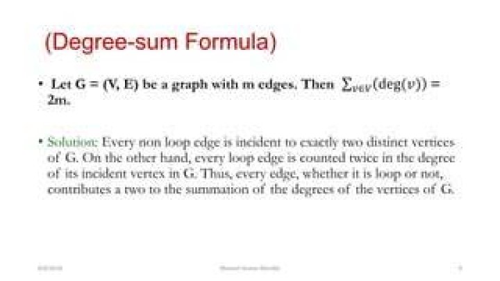 Degree sum formula [closed]