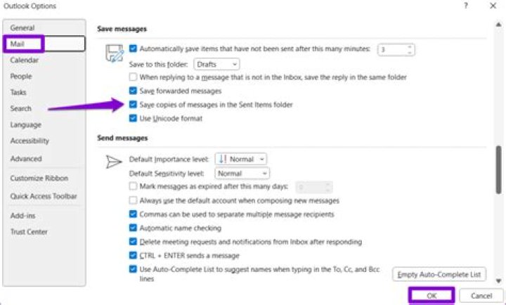 Delayed messages in Outlook don't show up in the Sent Items folder until sent
