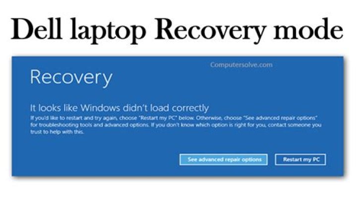 Dell Windows 10 computer recovery boots with X: drive but no C: drive or user data