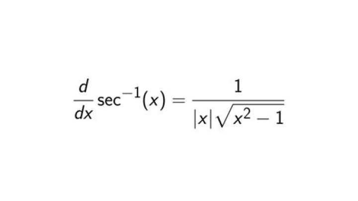 Derivative of $\operatorname{arcsec}(3x)$