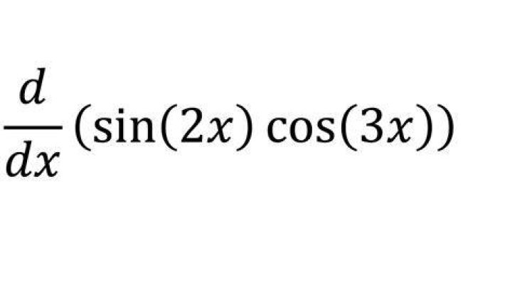 Derivative of $\sin (2x)\cos(3x)$