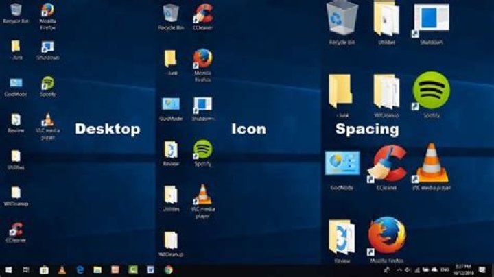 Desktop Icons Spaced Out Windows 10