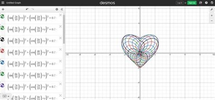 Desmos heart
