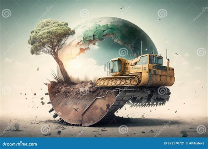 destroying the dirt holding up the gravel