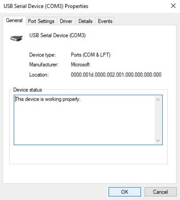 device properties