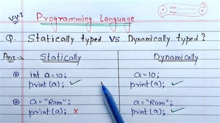 Difference between static and dynamic programming languages [duplicate]