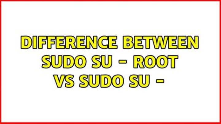 Difference between sudo su - root vs sudo su -