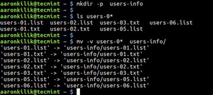 display the filenames with 4 or more characters using ls