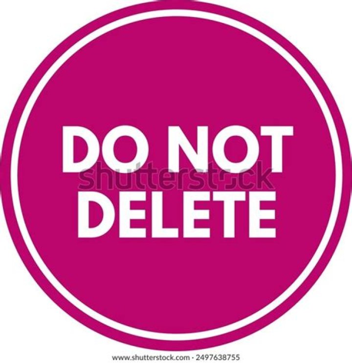 Do Not Delete