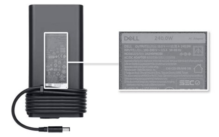 Docking station power adapter is not recognized by my Dell notebook
