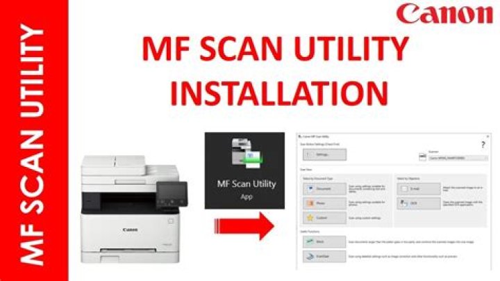 Does the Canon MF Scan Utility Support scanning multiple pages into individual files?