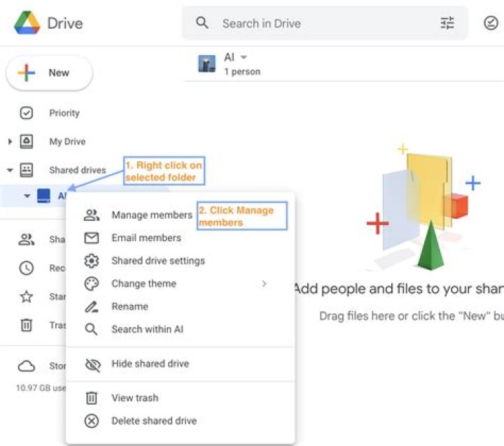 Download all folders from a shared Google Drive folder
