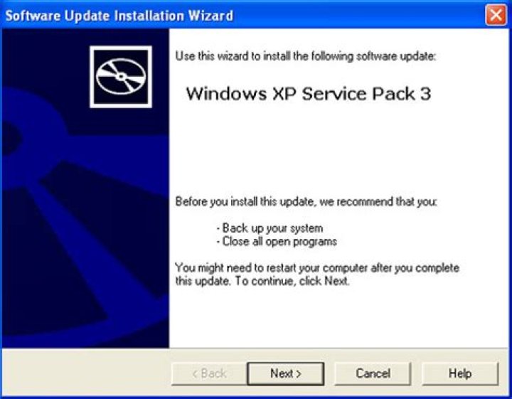 Download for Windows XP Service Packs