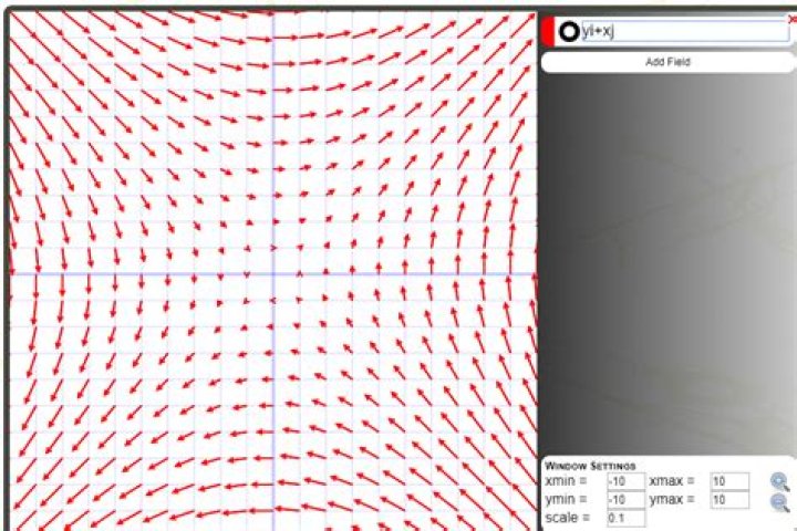 Drawing Vector Fields (beginner)
