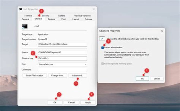 Edit a shortcut to run as administrator