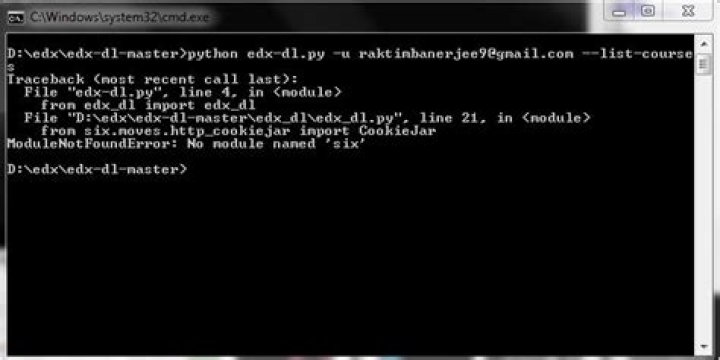 edx video doenloader issue with edx-dl a github project