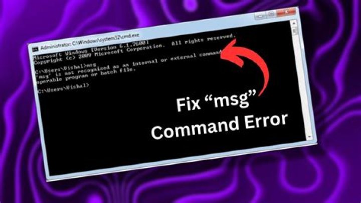 ERROR MSG