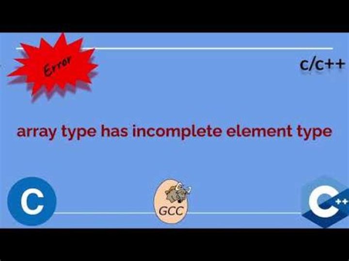 Error running make - array type has incomplete element type