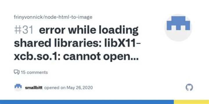 Error while installing shared libraries libX11-xcb.so.1