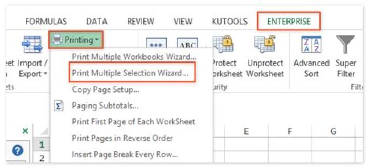 Excel - Print entire workbook