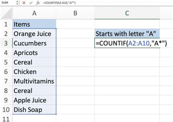 Excel formula to count the number of rows that meets one or more of many criteria