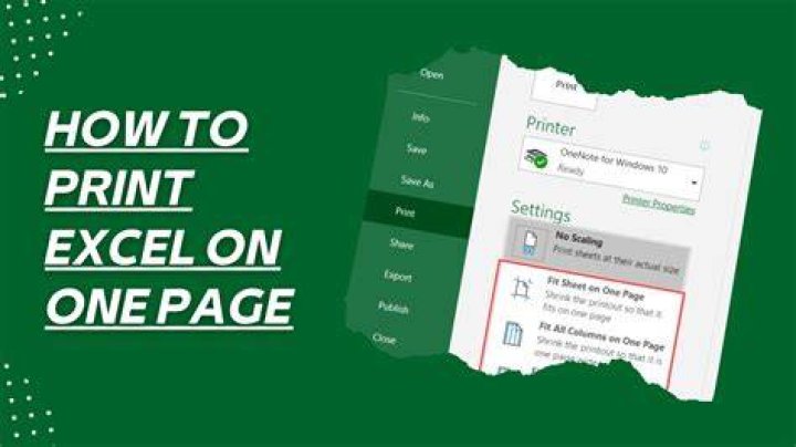 Excel: How to print unique pages with only one sheet