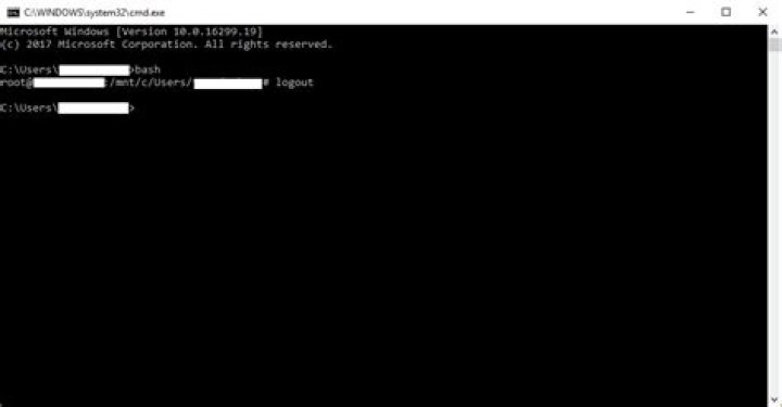Exit the Linux shell back to command prompt