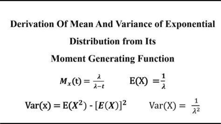 Exponential distribution moment generating function to find the mean