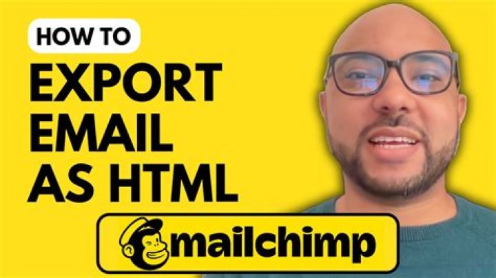 Export email as HTML
