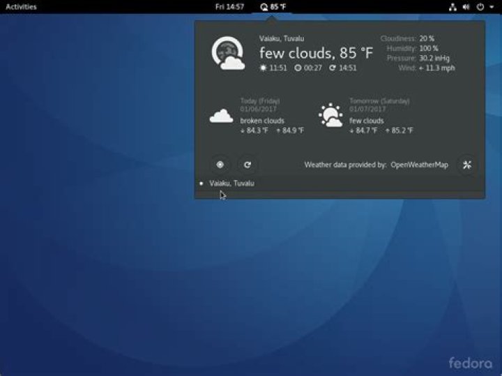 Fedora package manager GUI vanished
