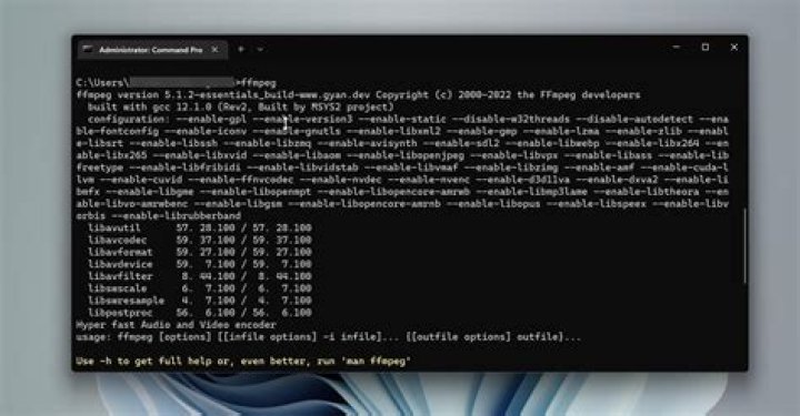 FFmpeg command to convert to DivX