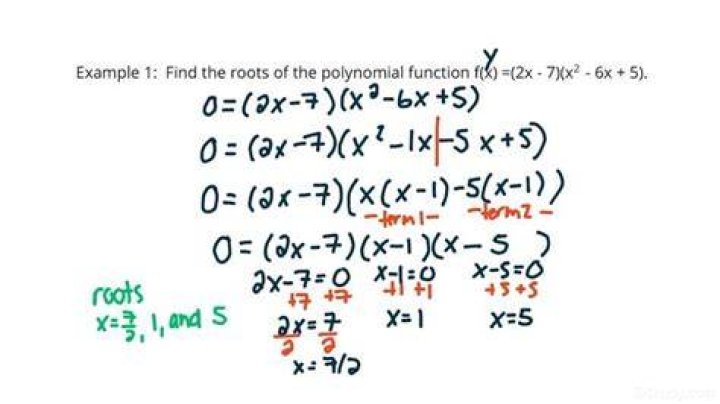 Find a quintic polynomial function given roots and y-intercept