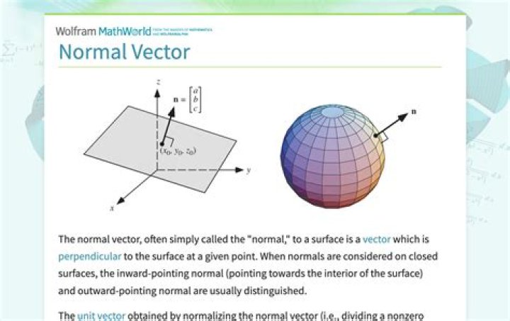 Find normal vector of a 3d vector