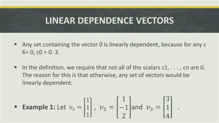 Finding Linear Dependence Relation