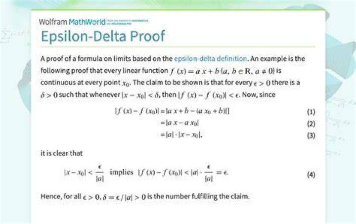 Finding the largest possible delta in a epsilon-delta limit?