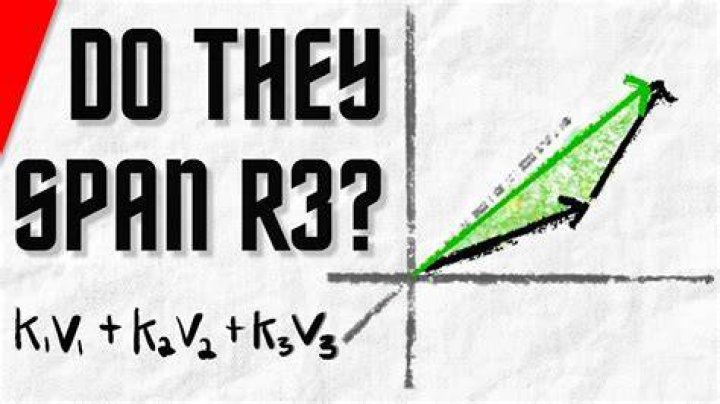Finding the span of 3 vectors