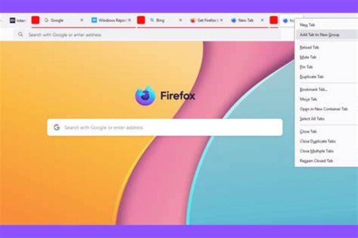 Firefox tab bar in Qiyu Light theme