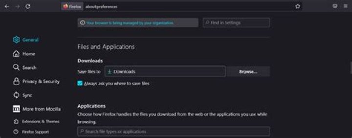 Firefox Temporary Downloads Save Location