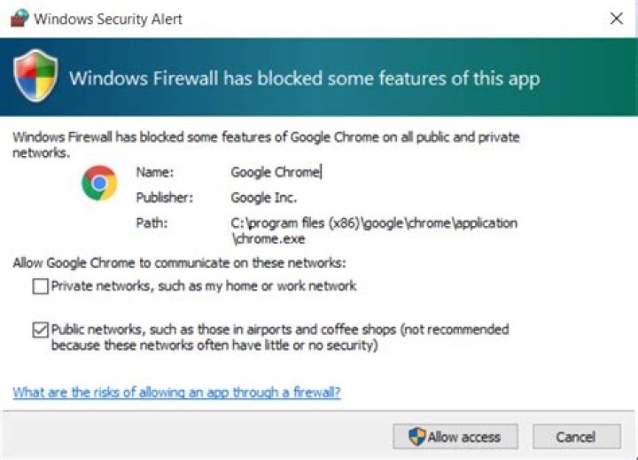 Firewall Prompt